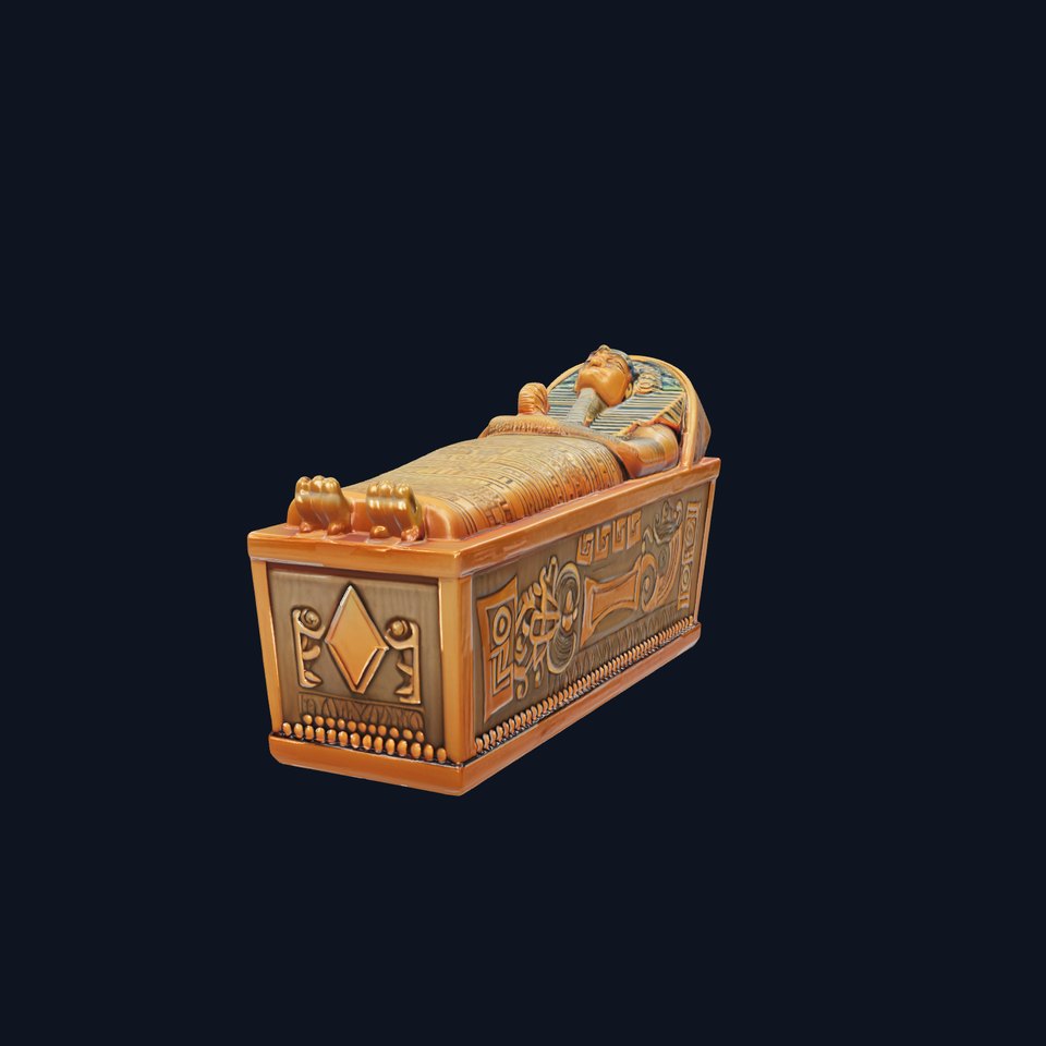 Ancient Egyptian Sarcophagus Model Pack for D Render
